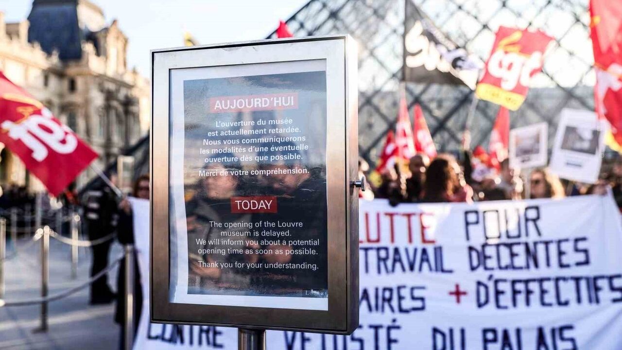 Louvre Müzesi grevi uzattı; müze ikinci duyuruya kadar kapalı