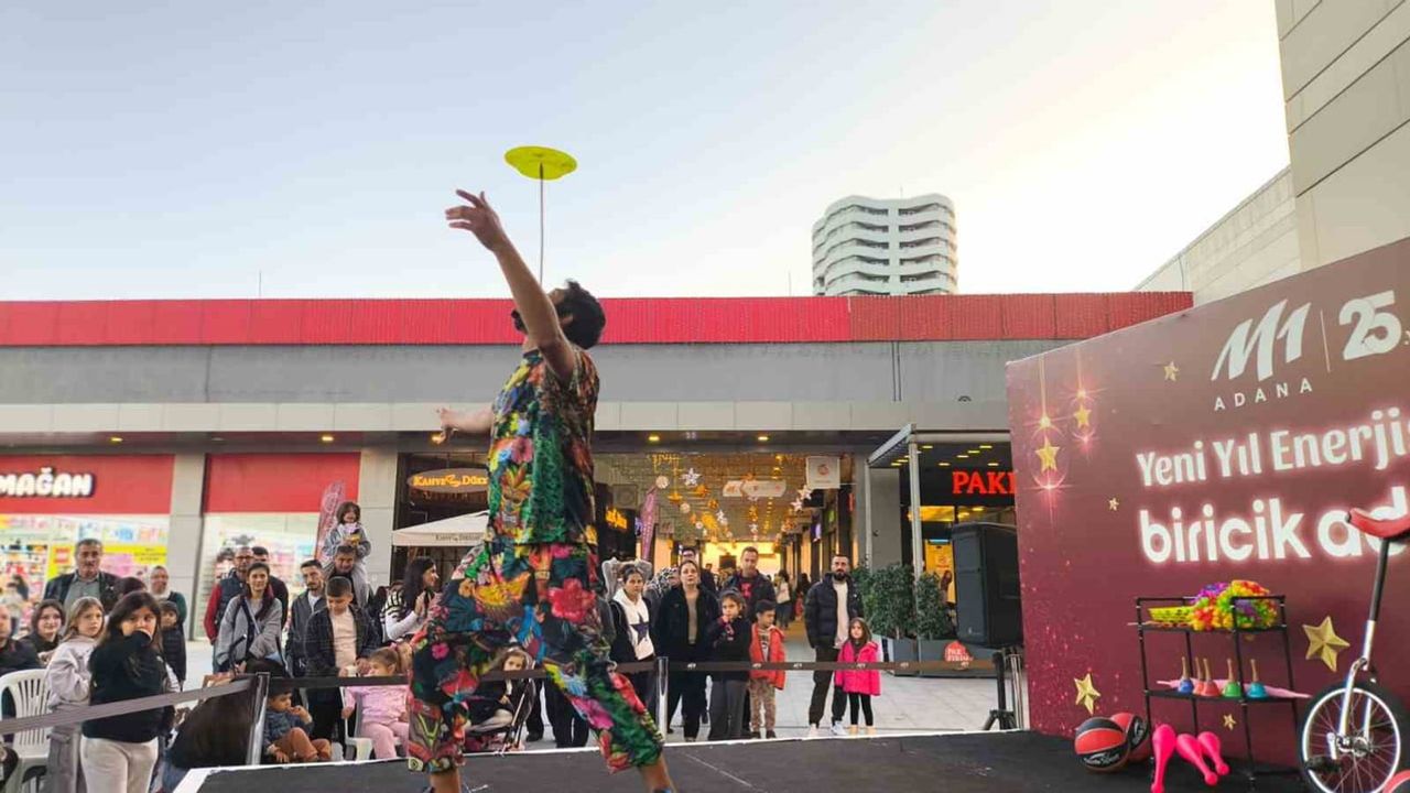M1 Adana AVM 25’inci yılını yeni yıl programıyla kutluyor