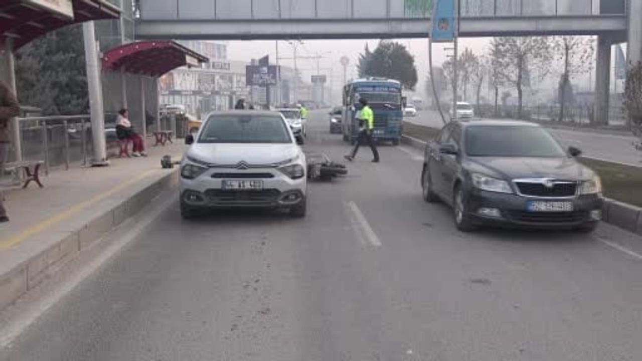 Malatya'da otomobil ile motosiklet çarpıştı: 1 kişi yaralandı