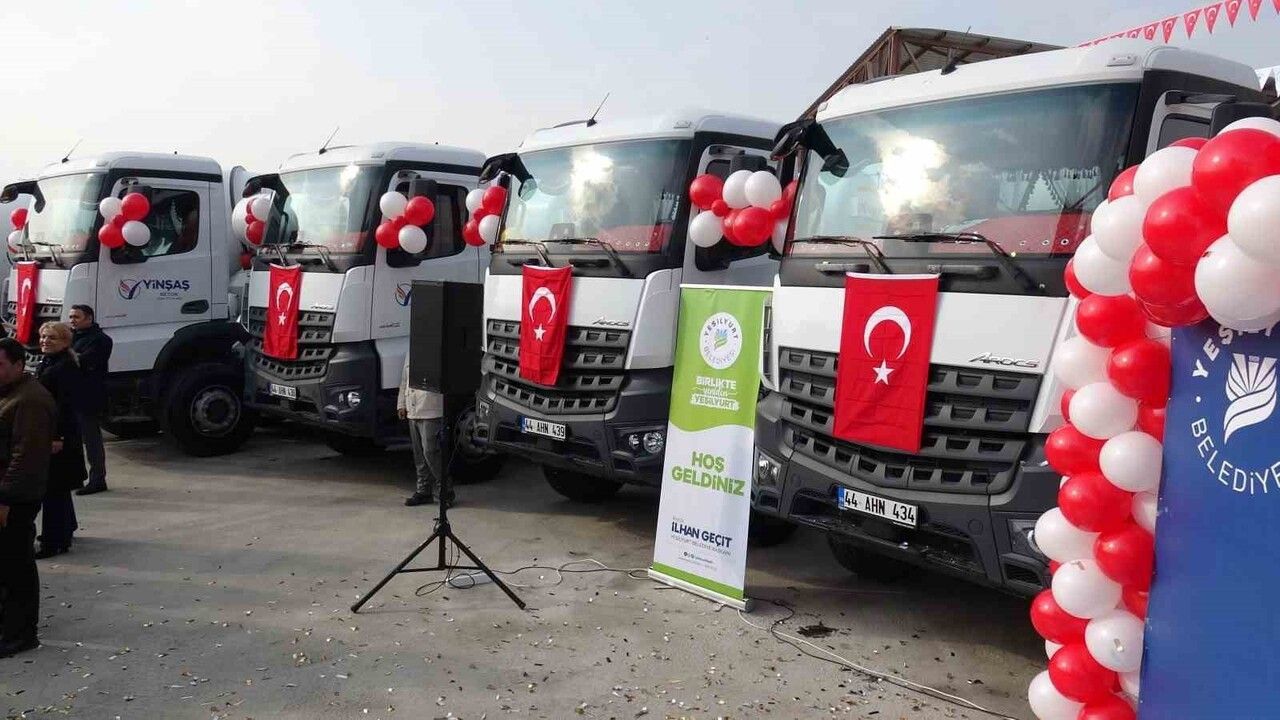 Malatya'da Yeşilyurt Belediyesi 70 milyon TL'lik ikinci beton santralini açtı