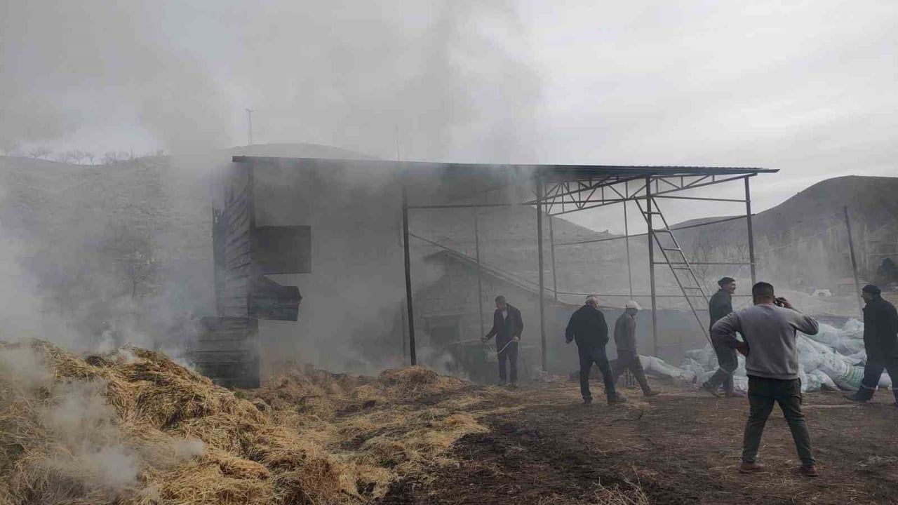 Malatya Kuluncak'ta Besi Çiftliğinde Yangın Söndürüldü: Yaralanma Yok, Maddi Hasar Oluştu