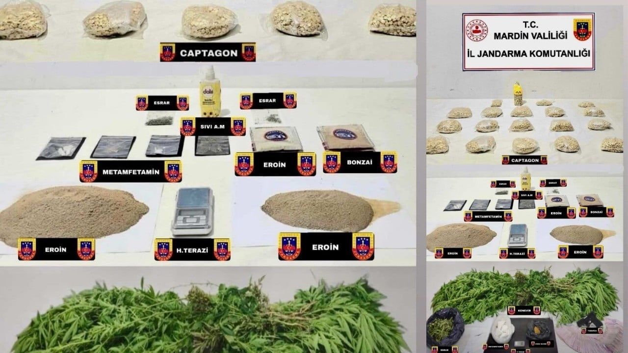 Mardin'de uyuşturucu operasyonu: 5 şüpheli tutuklandı