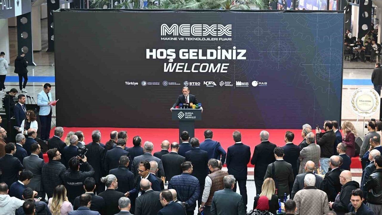MEEXX Makine ve Teknolojileri Fuarı Bursa Fuar Merkezi’nde açıldı