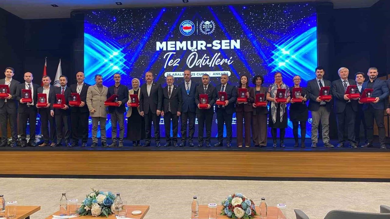 Memur-Sen 5. Tez Ödül Töreni: Memur sendikacılığında akademik üretimi teşvik etme hedefi
