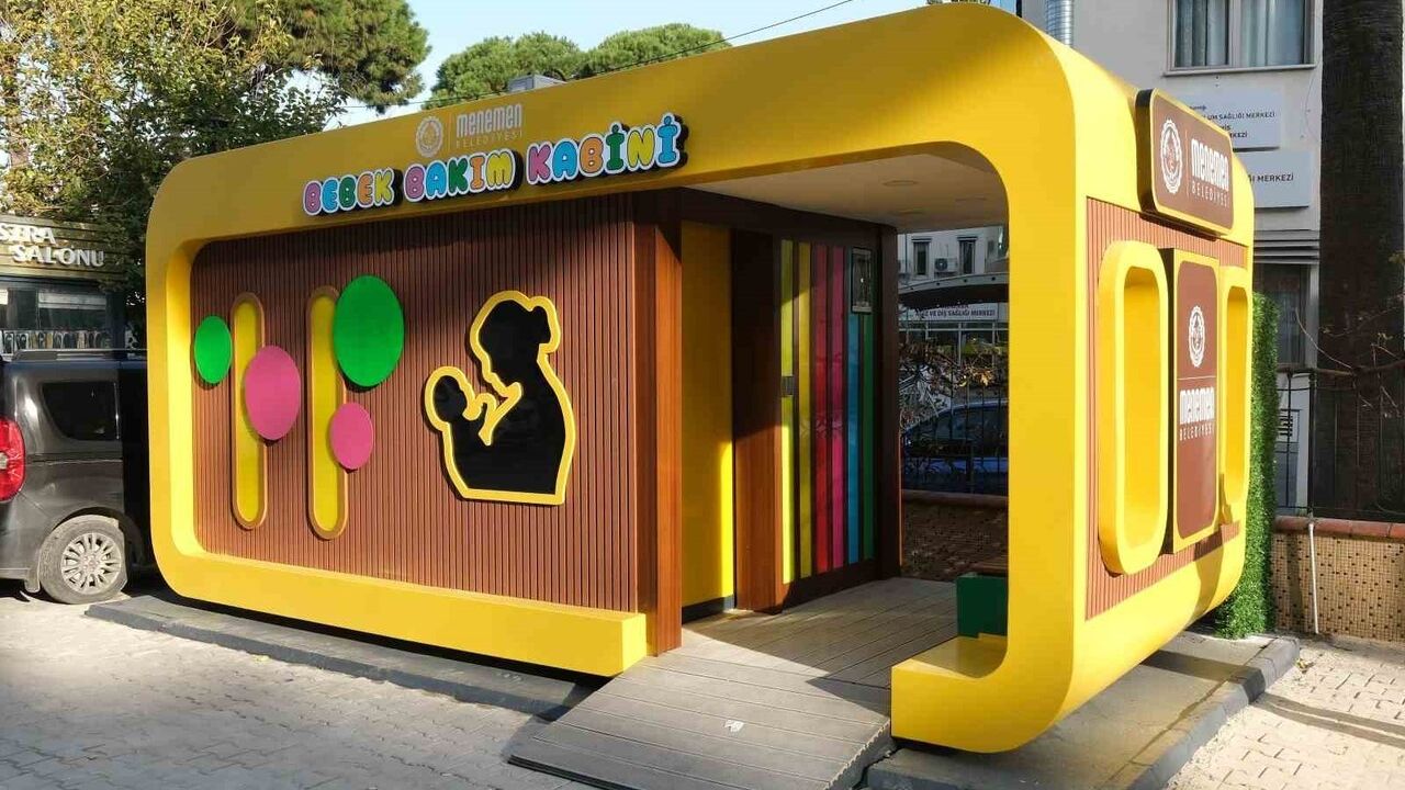 Menemen Belediyesi, annelere yönelik pilot bebek bakım ünitesi kurdu