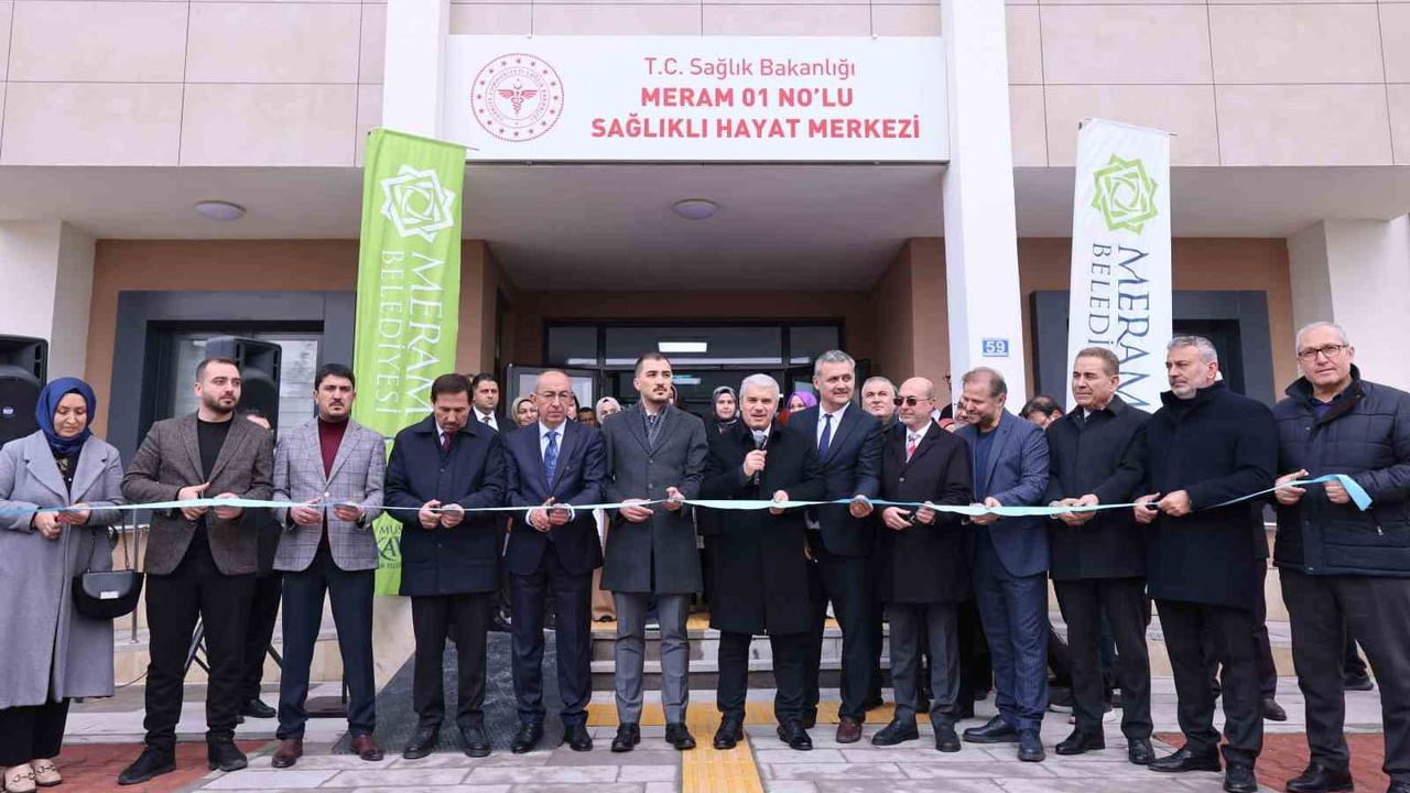 Meram'da Aymanas Aile Sağlığı ve Sağlıklı Hayat Merkezi hizmete açıldı