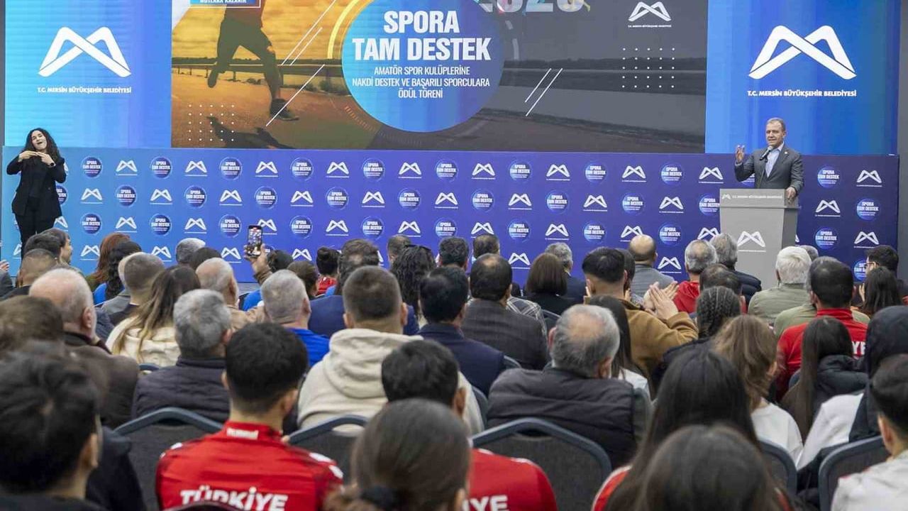 Mersin Büyükşehir'den spora 20 milyon 781 bin 246 TL nakdi destek