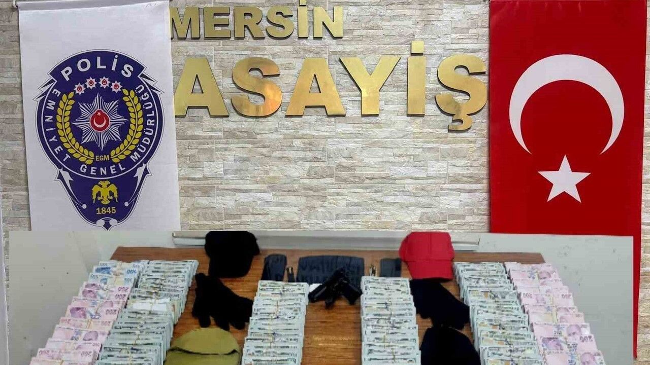 Mersin’de 800 bin Dolar ve 400 bin TL'lik Gaspta 3 Zanlı Adana’da Yakalandı
