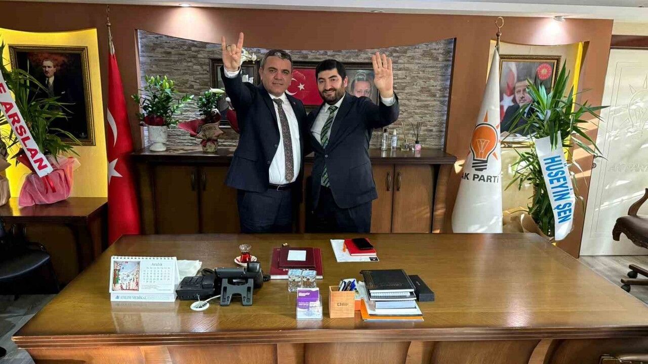 MHP Etimesgut İlçe Başkanı İsa Muratgül’den AK Parti İlçe Başkanı Yasin Şankazan’a hayırlı olsun ziyareti