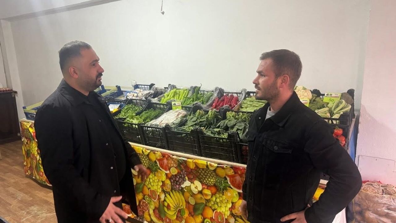 MHP Iğdır İl Başkanı Hüseyin Ateş, Hayırlı Günler Komşum kapsamında esnaf ziyaretlerine devam ediyor