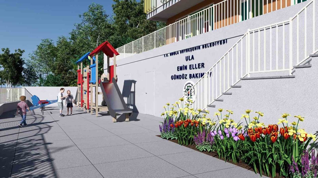 Muğla Büyükşehir'den Ula'ya Doğa İçinde 65 Kapasiteli Gündüz Bakımevi