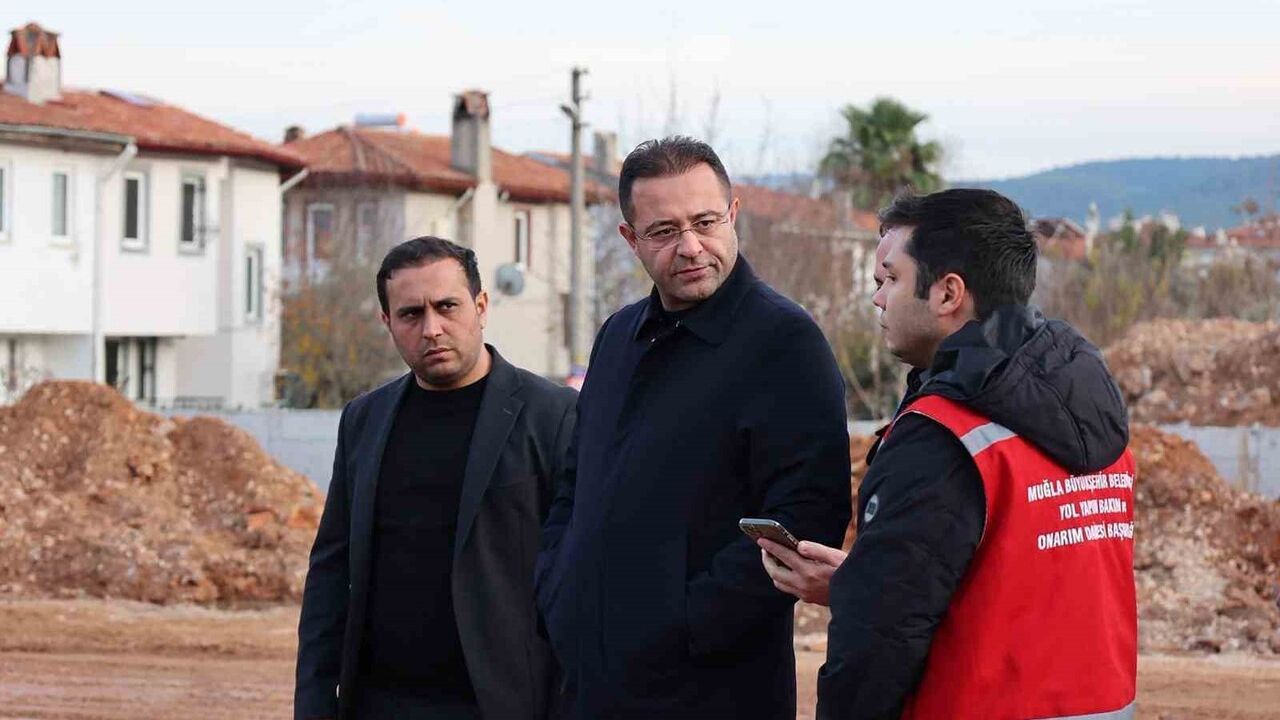 Muğla'da 502 milyon 28 bin TL'lik Kötekli ve Yeniköy altyapı yatırımı sahada incelendi
