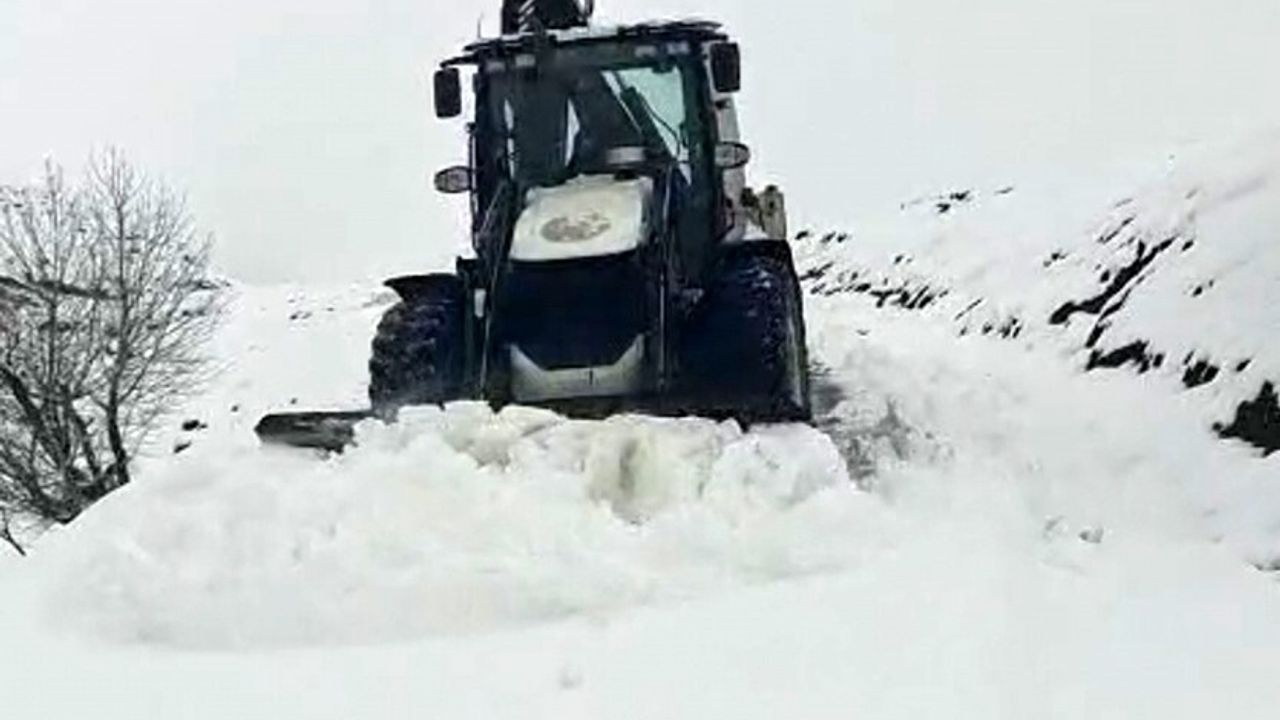 Muş'ta kar ve tipi nedeniyle kapanan 26 yerleşim yeri yeniden ulaşıma açıldı