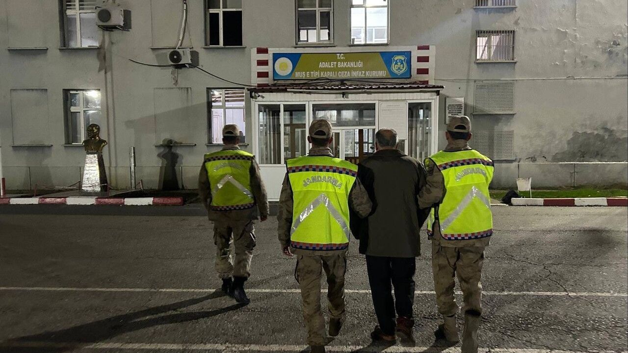 Muş’ta Kesinleşmiş Hapis Cezası Bulunan Şahıs Jandarma Operasyonuyla Yakalandı