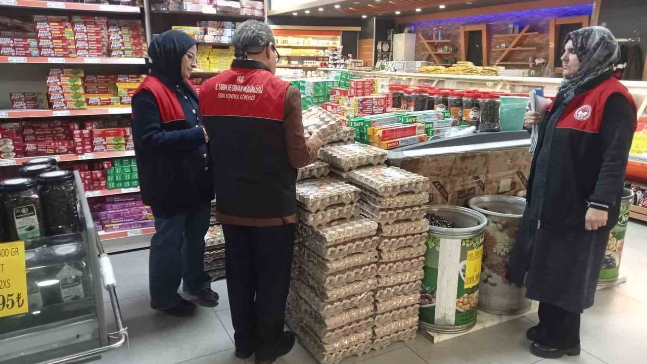 Muş'ta yılbaşı öncesi gıda denetimleri sıklaştırıldı