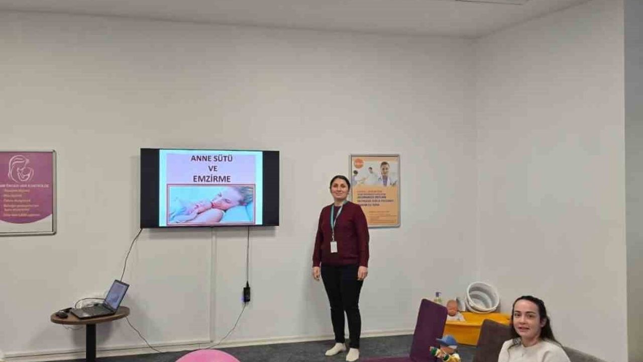 Nazilli'de Gebe Okulu Eğitimleri Sürüyor: Anne Adaylarına Katılım Belgeleri Verildi