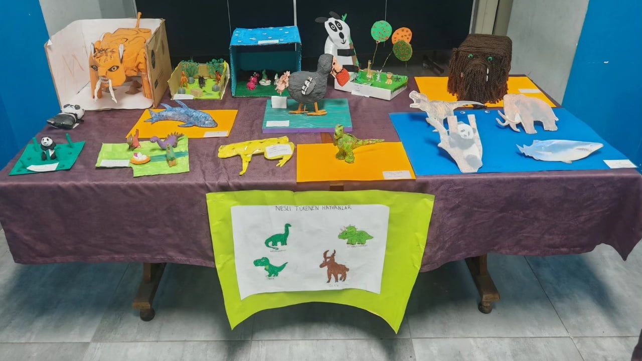 Nazilli'de 'Yeşil Adımlar Projesi' ile nesli tükenen hayvanlara farkındalık