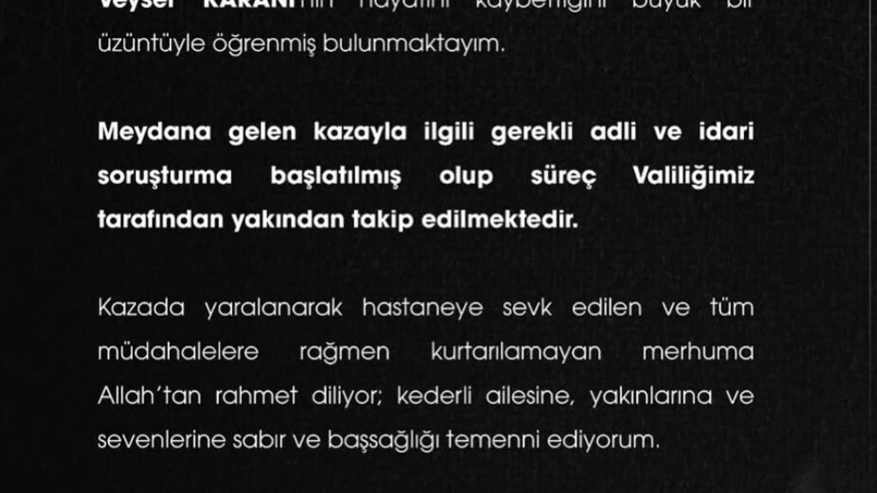 Niğde Bor Obruk'ta geri manevra yapan hizmet aracının çarpması sonucu 62 yaşındaki Veysel K. yaşamını yitirdi