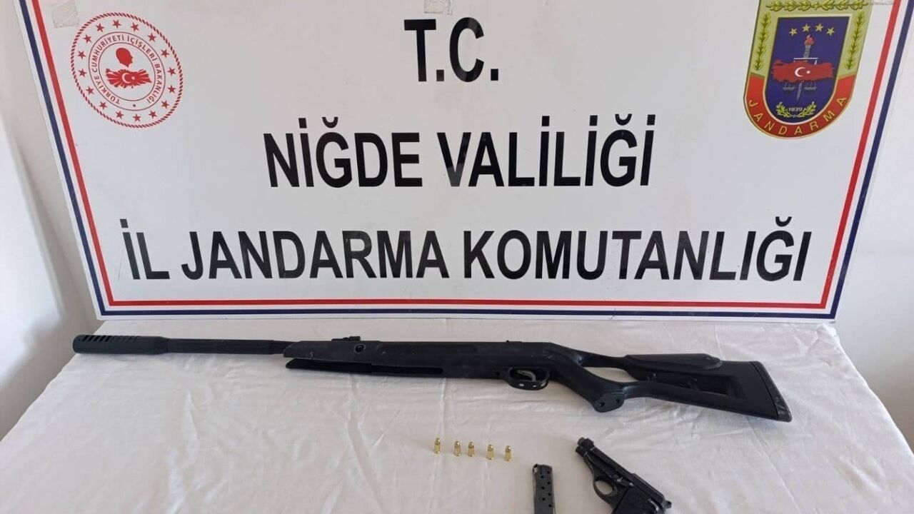 Niğde'de Edikli Kasabası'nda yasadışı silah operasyonu: 3 şüpheli hakkında adli işlem