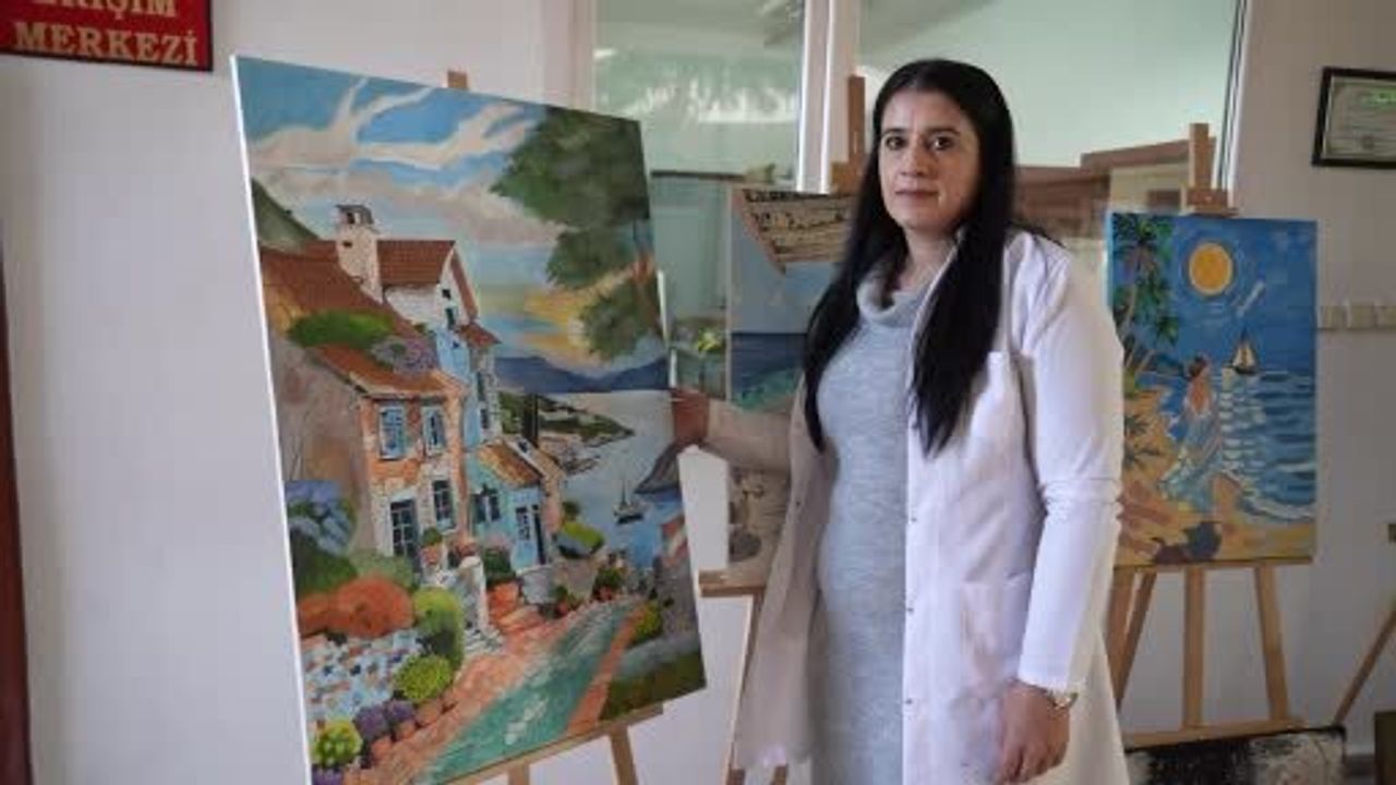 Niğde'de resim kursu hayatı değiştirdi: Selda Güneş sanatla yeniden tutundu