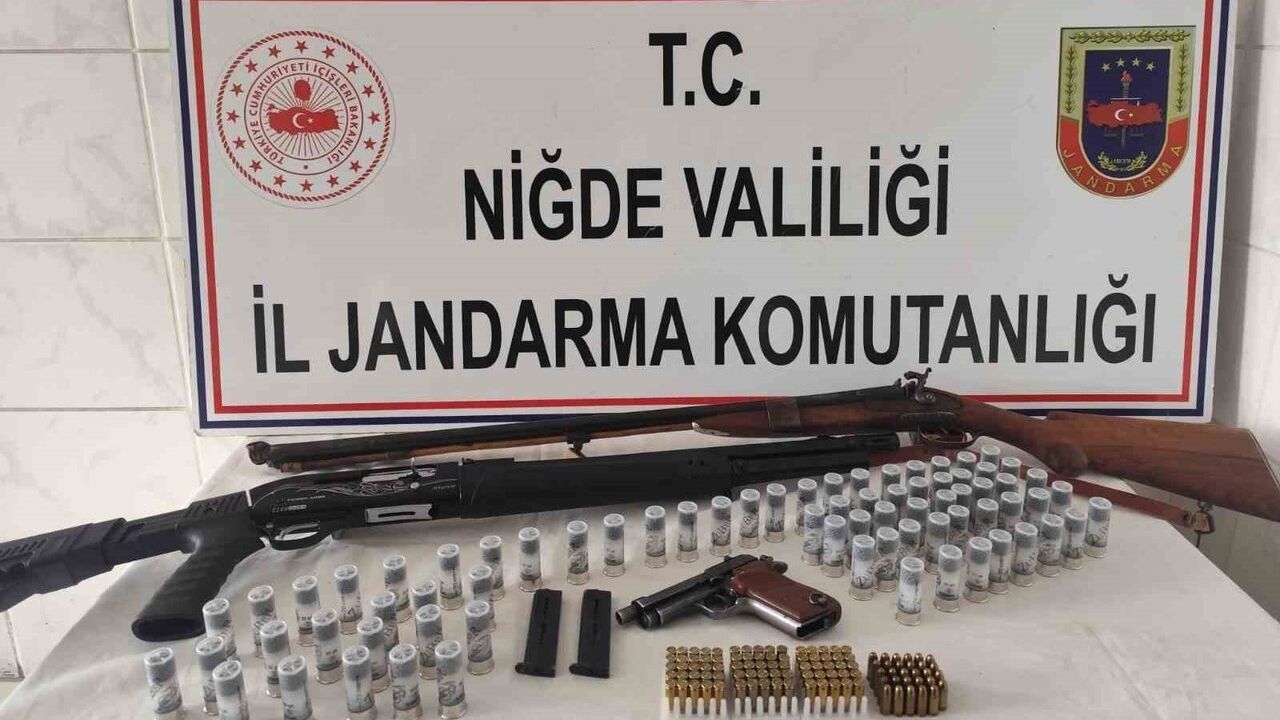 Niğde'de yasadışı silah operasyonu: Kömürcü Köyü'nde 1 kişi gözaltına alındı