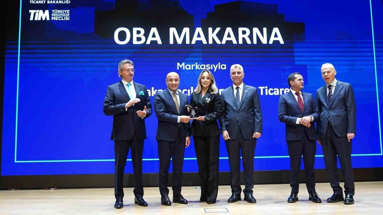 Oba Makarna, Turquality’den 'En Çok Ülkeye İhracat Yapan Turquality Şampiyonu' Ödülünü Aldı