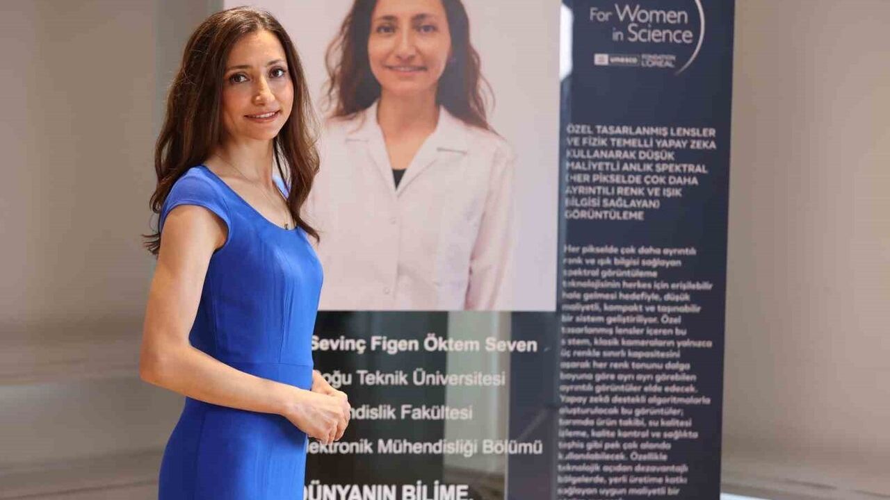 ODTÜ'lü Doç. Dr. Sevinç Figen Öktem Seven'e L'Oréal Türkiye-UNESCO Ödülü: Ulaşılabilir Hiperspektral Görüntüleme Projesi
