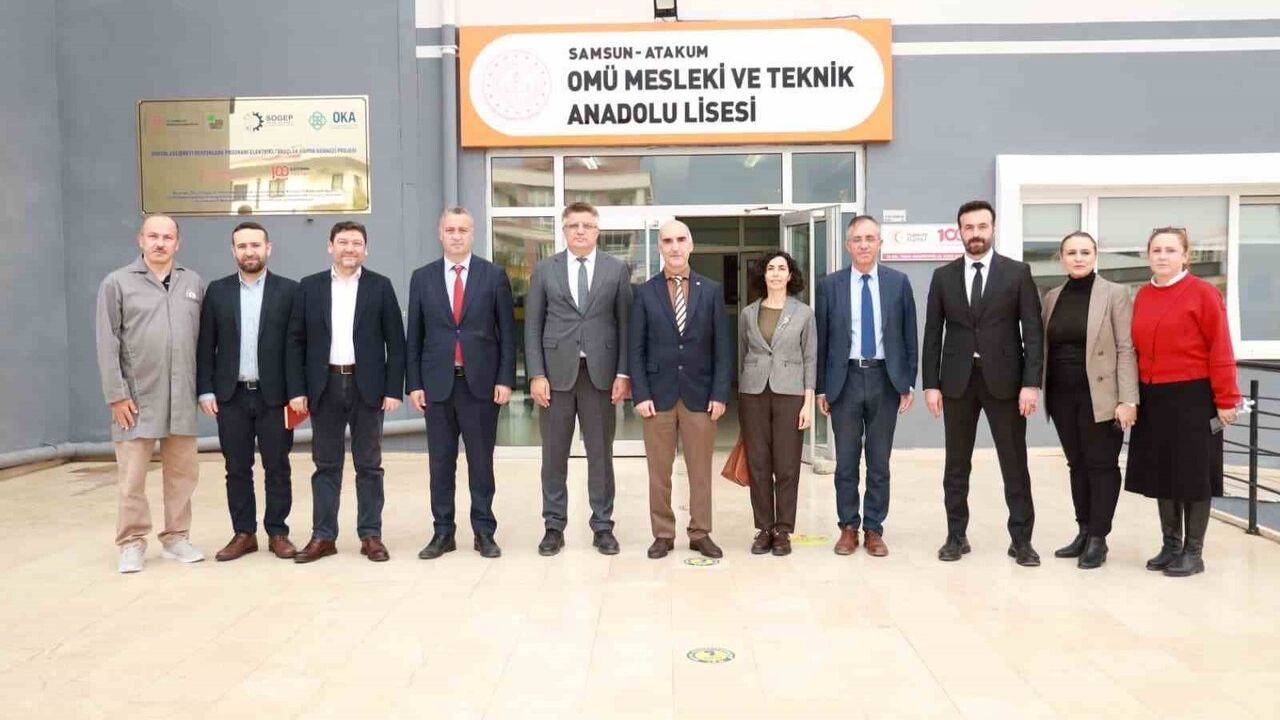 OMÜ ile MEB, mesleki ve teknik eğitimde ortak proje yol haritasını görüştü