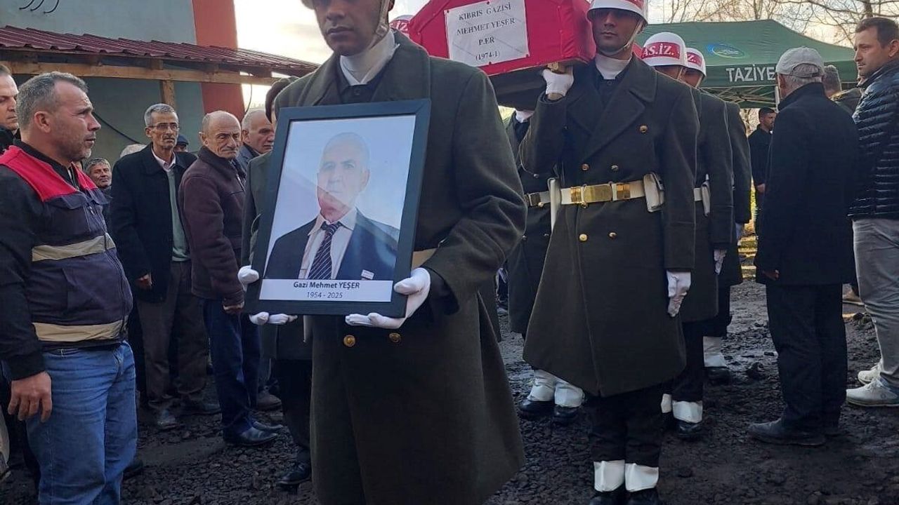 Ordu'da Kıbrıs Gazisi Mehmet Yeşer Toprağa Verildi