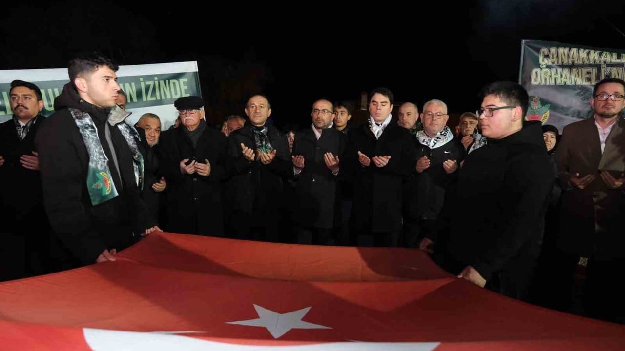 Orhaneli Torunları Sarıkamış Şehitlerini Andı: Anma Töreni ve Yürüyüş Düzenlendi