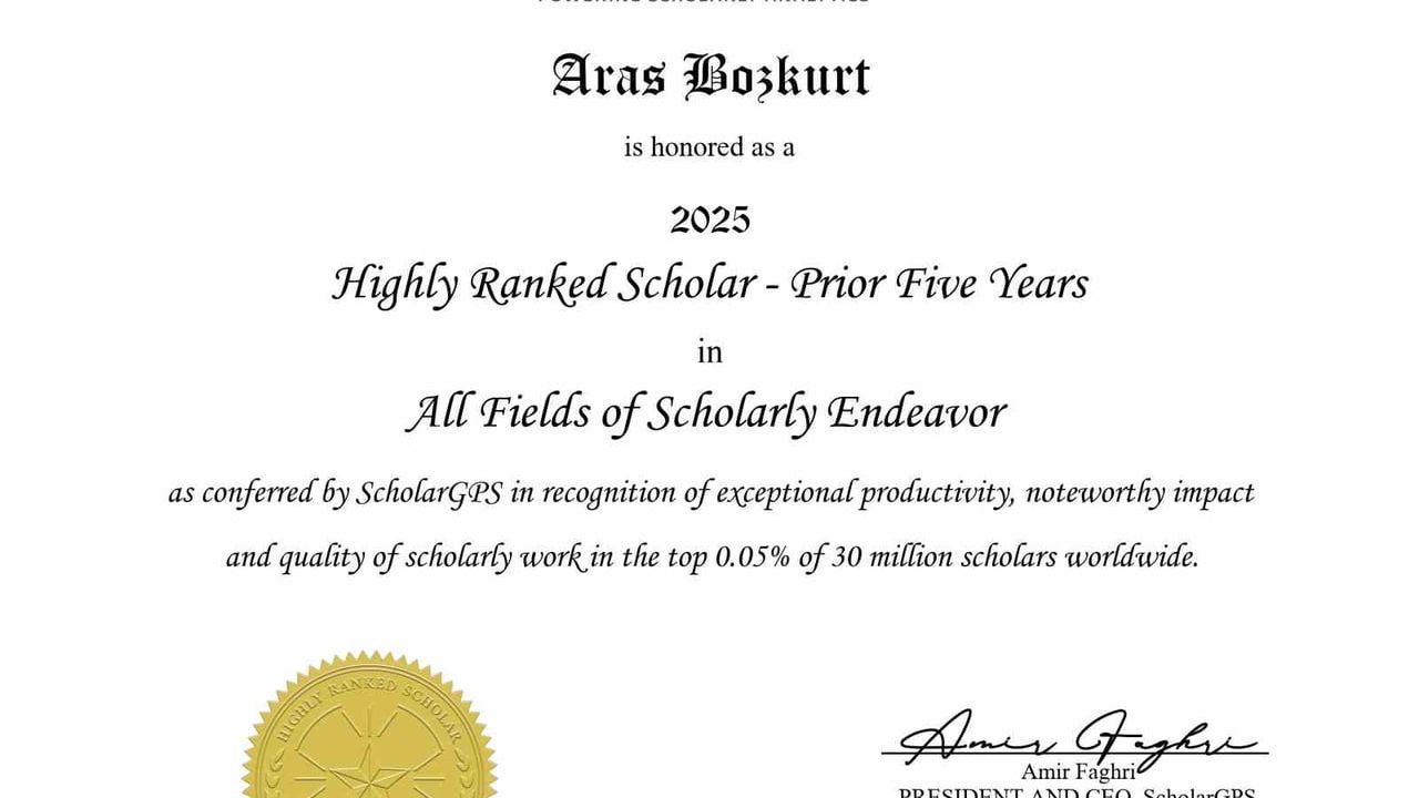 Prof. Dr. Aras Bozkurt, ScholarGPS'e göre uzaktan eğitim alanında dünya birincisi