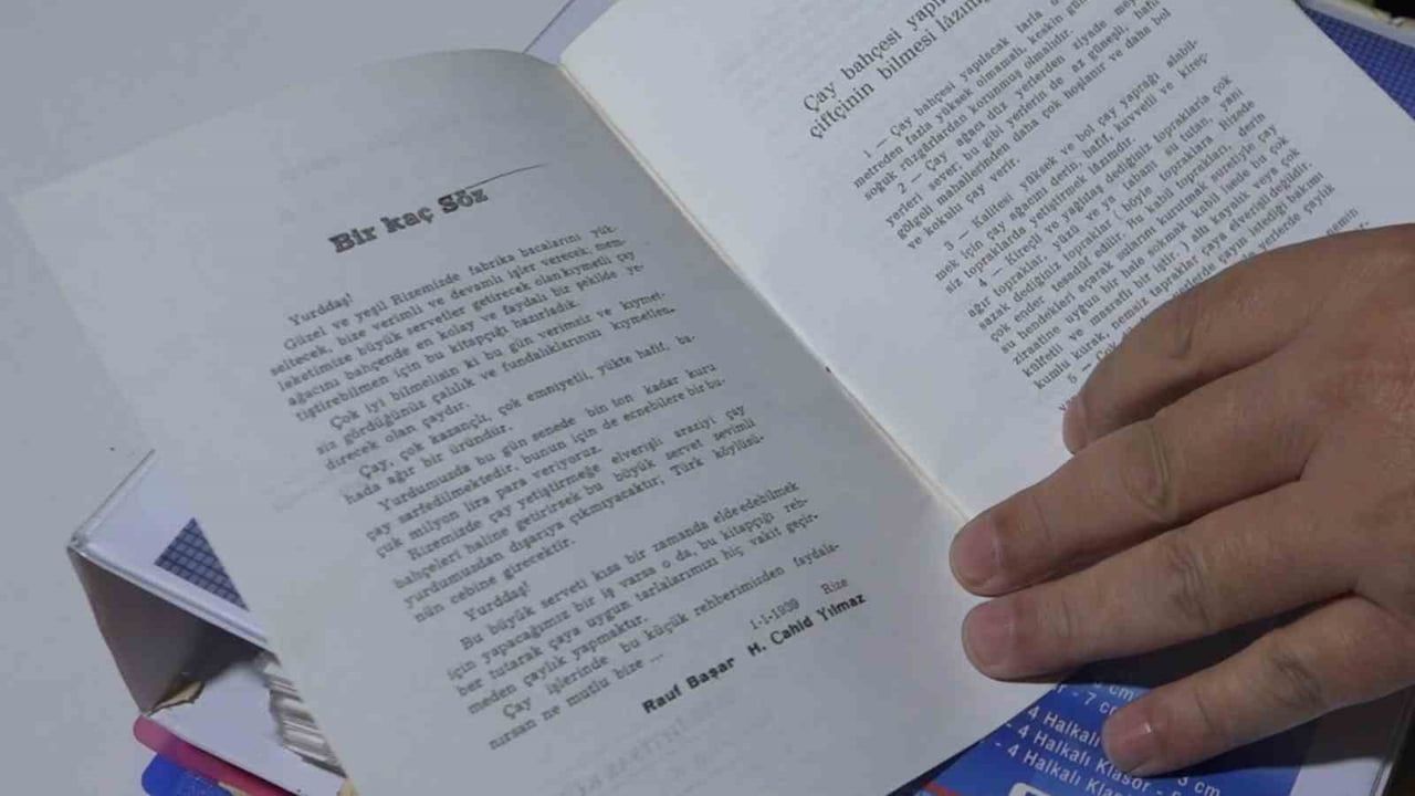 Rize'de bulunan arşiv, Türk çayı tarihini 1931'e çekiyor; Rauf Başar kayıtları gün yüzüne çıktı