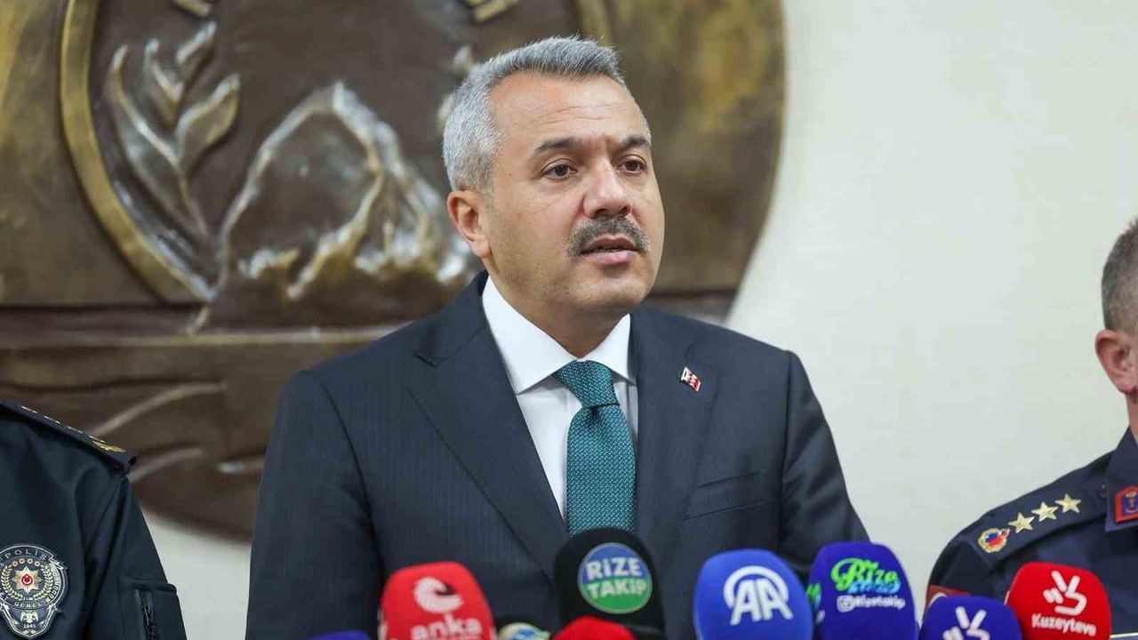 Rize Valisi Baydaş 2025 Asayiş Bilançosunu Açıkladı: Suç ve Operasyon Raporu