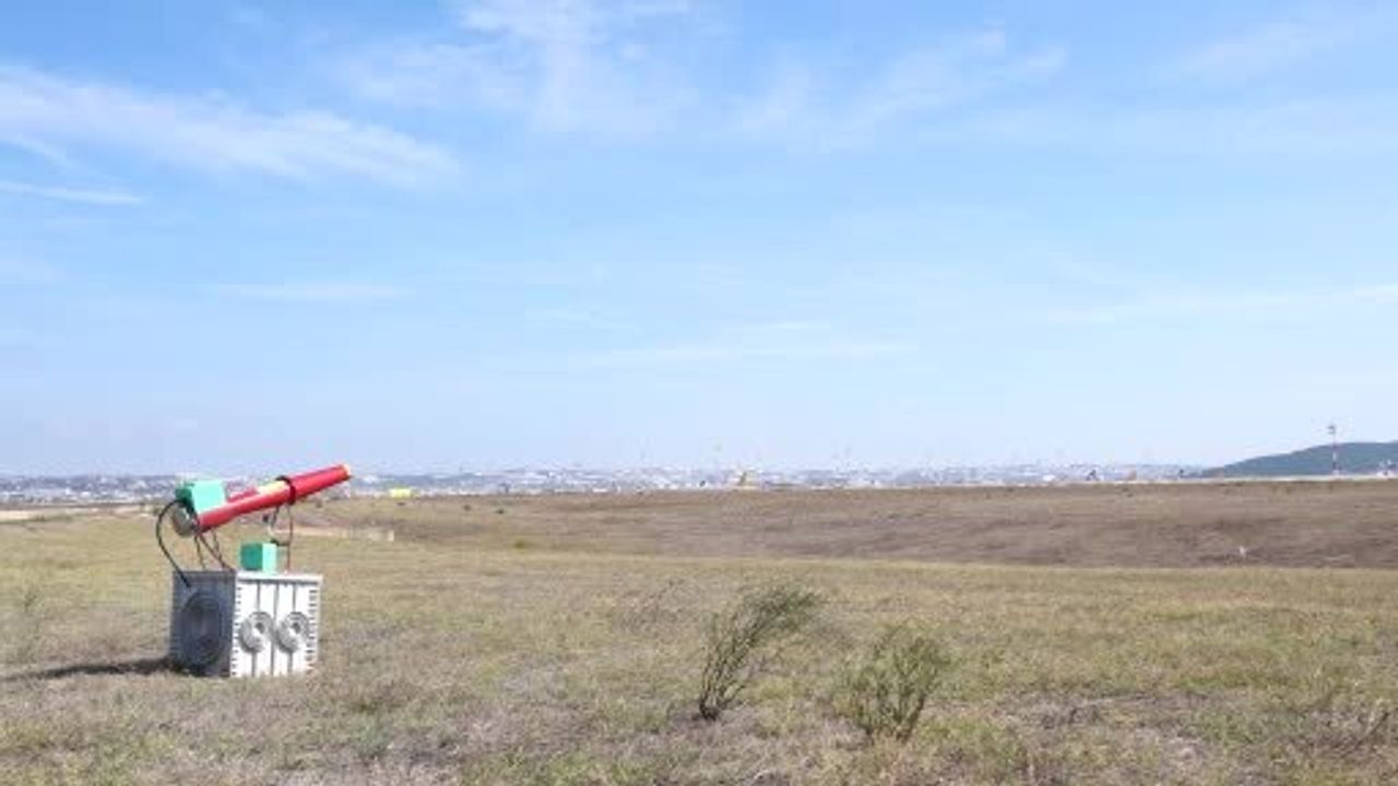 Sabiha Gökçen'de uçuş emniyeti için 7/24 yaban hayatla mücadele sürüyor