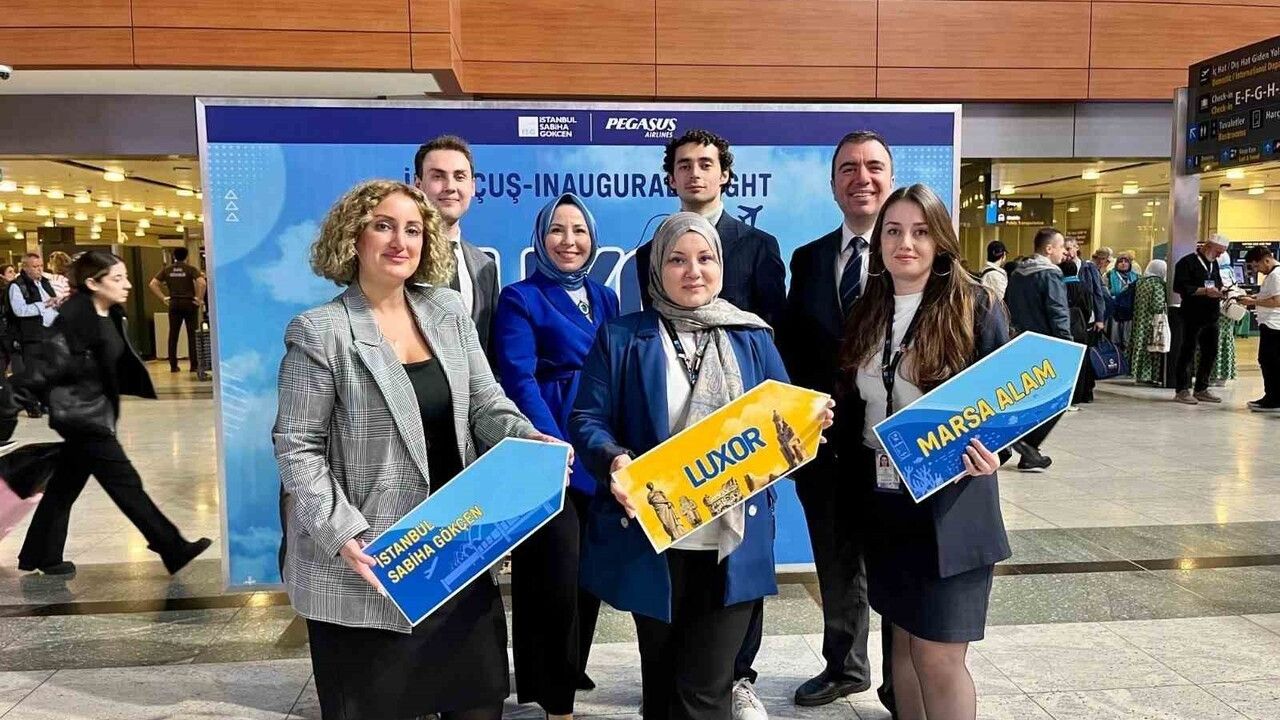 Sabiha Gökçen’den Mısır’a iki yeni rota: Luksor ve Marsa Alam uçuşları başladı