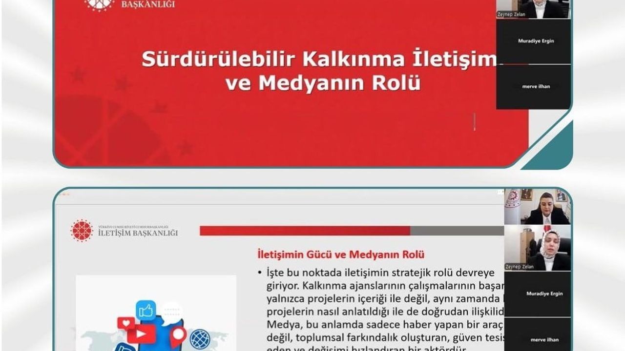 Samsun'da 'Sürdürülebilir Kalkınma İletişimi ve Medyanın Rolü' webinarı: İletişimin önemi vurgulandı