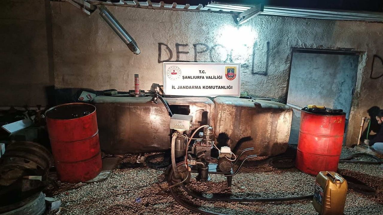 Şanlıurfa'da 1.270 litre kaçak akaryakıt ele geçirildi
