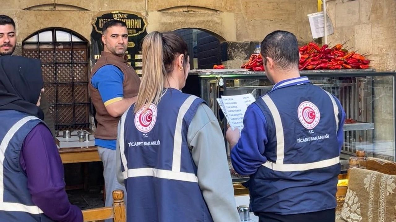 Şanlıurfa'da Yılbaşı Öncesi Denetimler Sıkılaştırıldı: 2025'te 1.717 İşletmeye Ceza