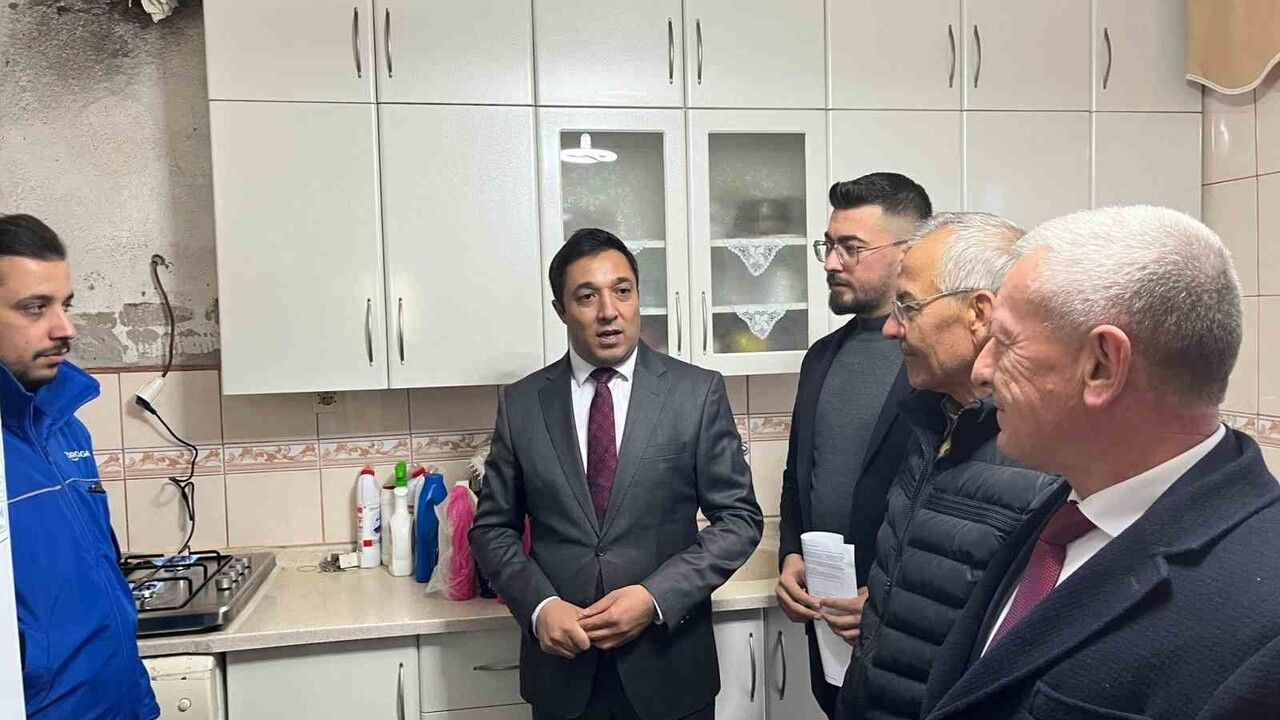 Şaphane'de doğalgaz arzı başladı