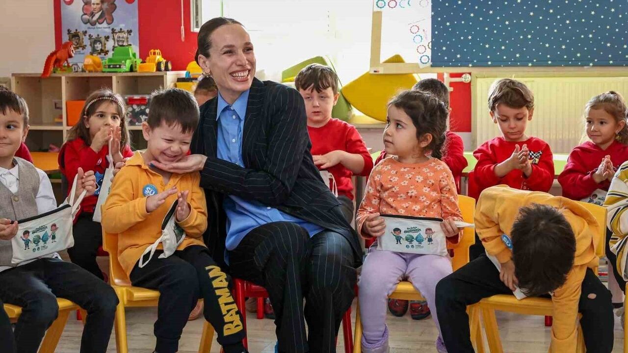 SASKİ, Serdivan Vilayetler Hizmet Birliği Anaokulu'nda su tasarrufu eğitimi verdi
