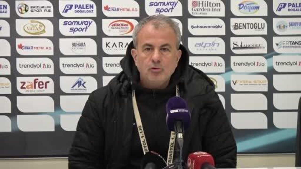 Sefer Yılmaz: 'Üst sıralardaki yerimizi korumak istiyoruz' — Bodrumspor FK 2-2 Erzurumspor FK