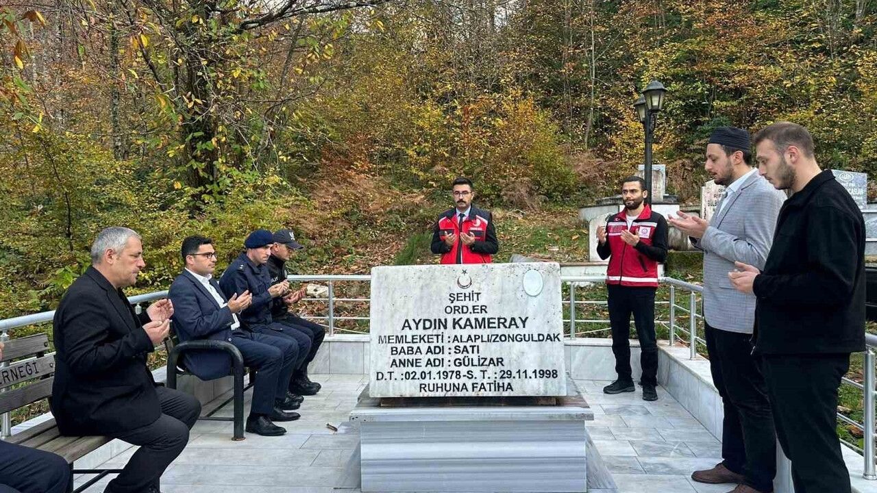 Şehit Aydın Kameray, Alaplı’da vefat yıldönümünde anıldı