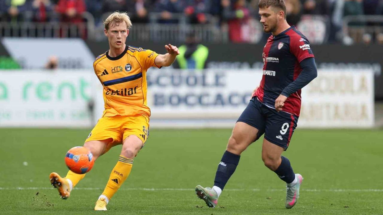 Semih Kılıçsoy, Cagliari formasıyla Serie A'daki ilk golünü Pisa karşısında attı