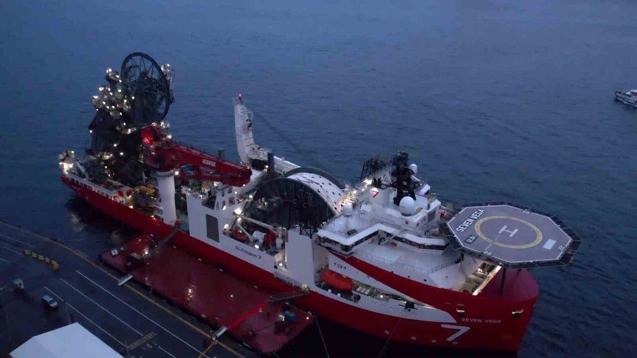 Seven Vega, Sakarya Gaz Sahası Faz 2 için Fatih Sarayburnu'na demirledi