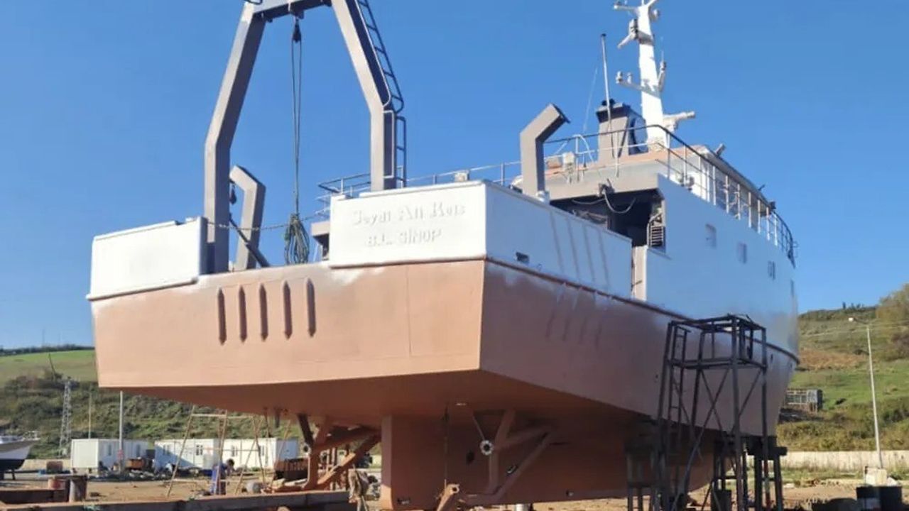 Seydi Ali Reis Araştırma Gemisi kapasite iyileştirme ve bakım için karaya alındı