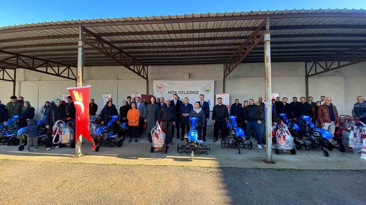Sinop’ta üreticilere yüzde 100 hibe: Kırsal Dezavantajlı Alanlar Projesi kapsamında makine teslimi