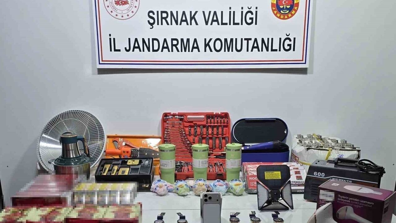 Şırnak'ta jandarma kaçakçılık operasyonu: 69 şüpheliye adli işlem