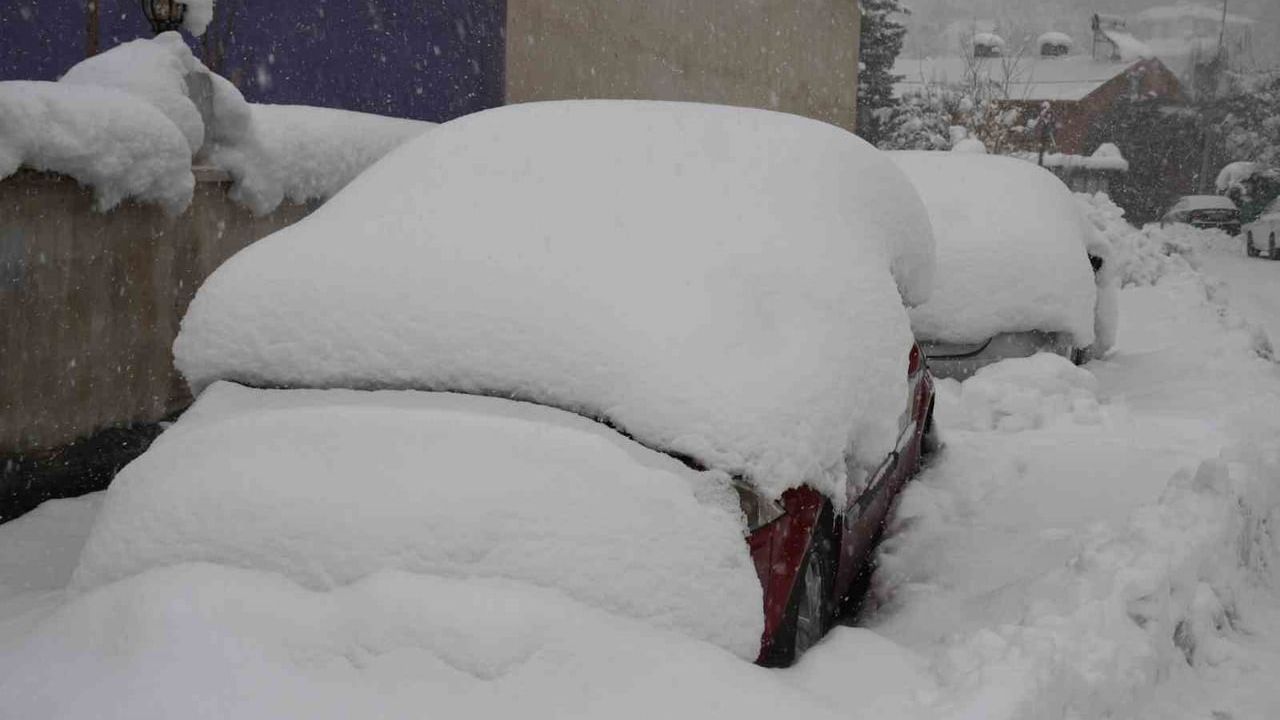 Şırnak'ta üç günlük kar yağışı: Beytüşşebap'ta araçlar kara gömüldü