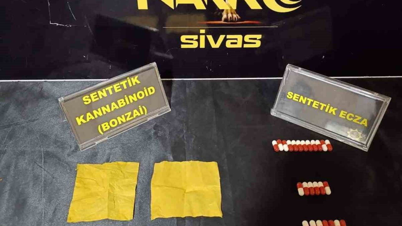 Sivas'ta uyuşturucu operasyonu: 8 yakalandı, 3 kişi tutuklandı