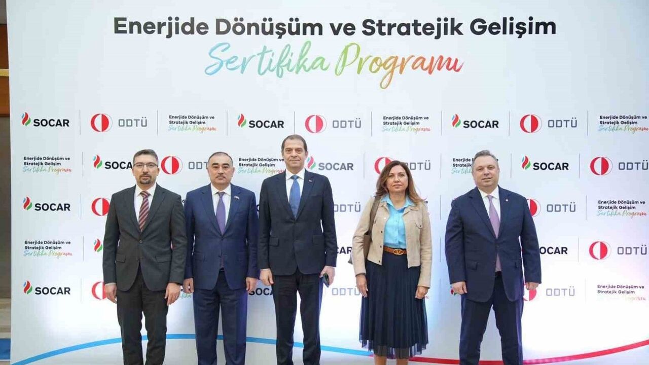 SOCAR Türkiye ve ODTÜ iş birliğiyle 'Enerjide Dönüşüm ve Stratejik Gelişim Sertifika Programı' lansmanı yapıldı